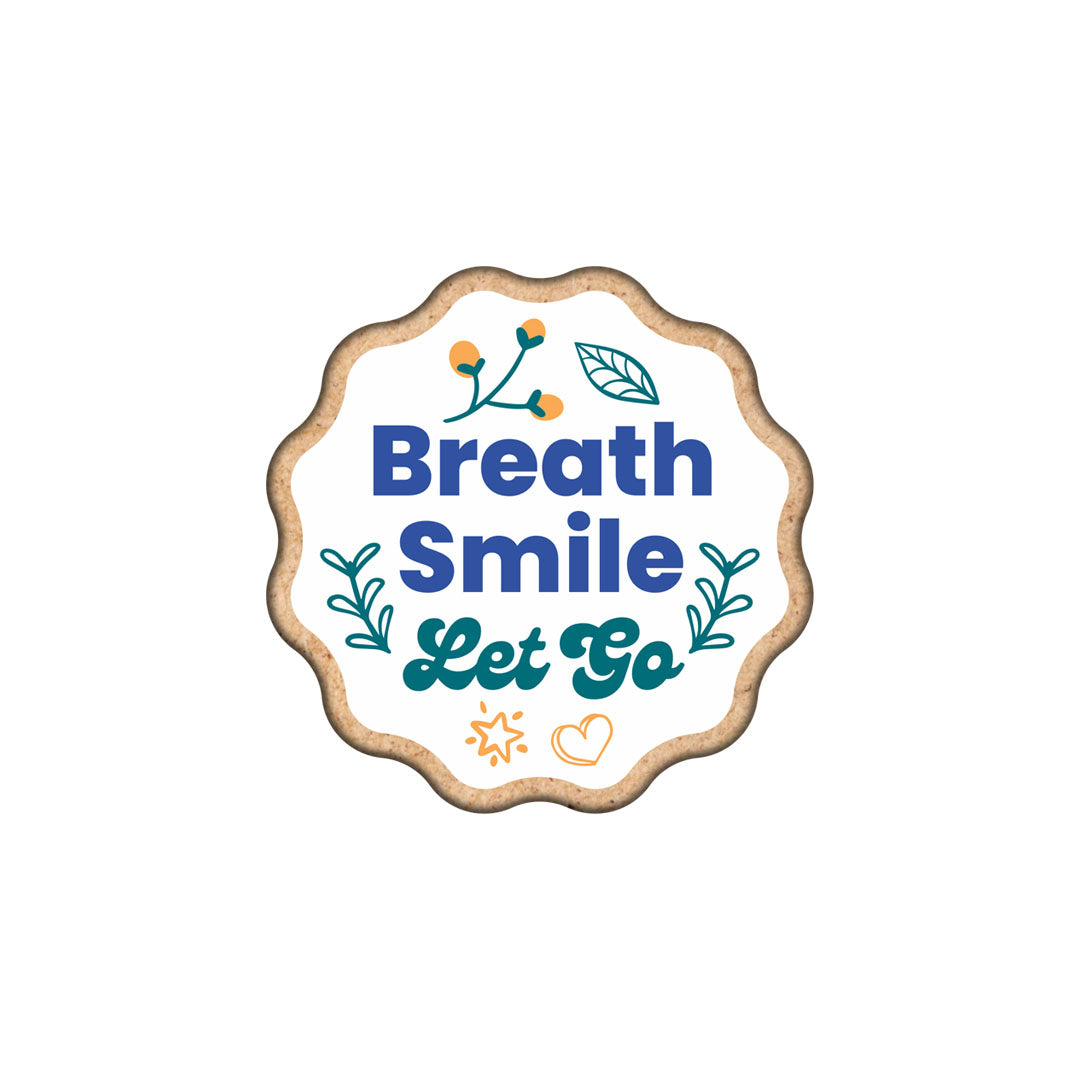 Breath Smile Let Go Fridge Magnet