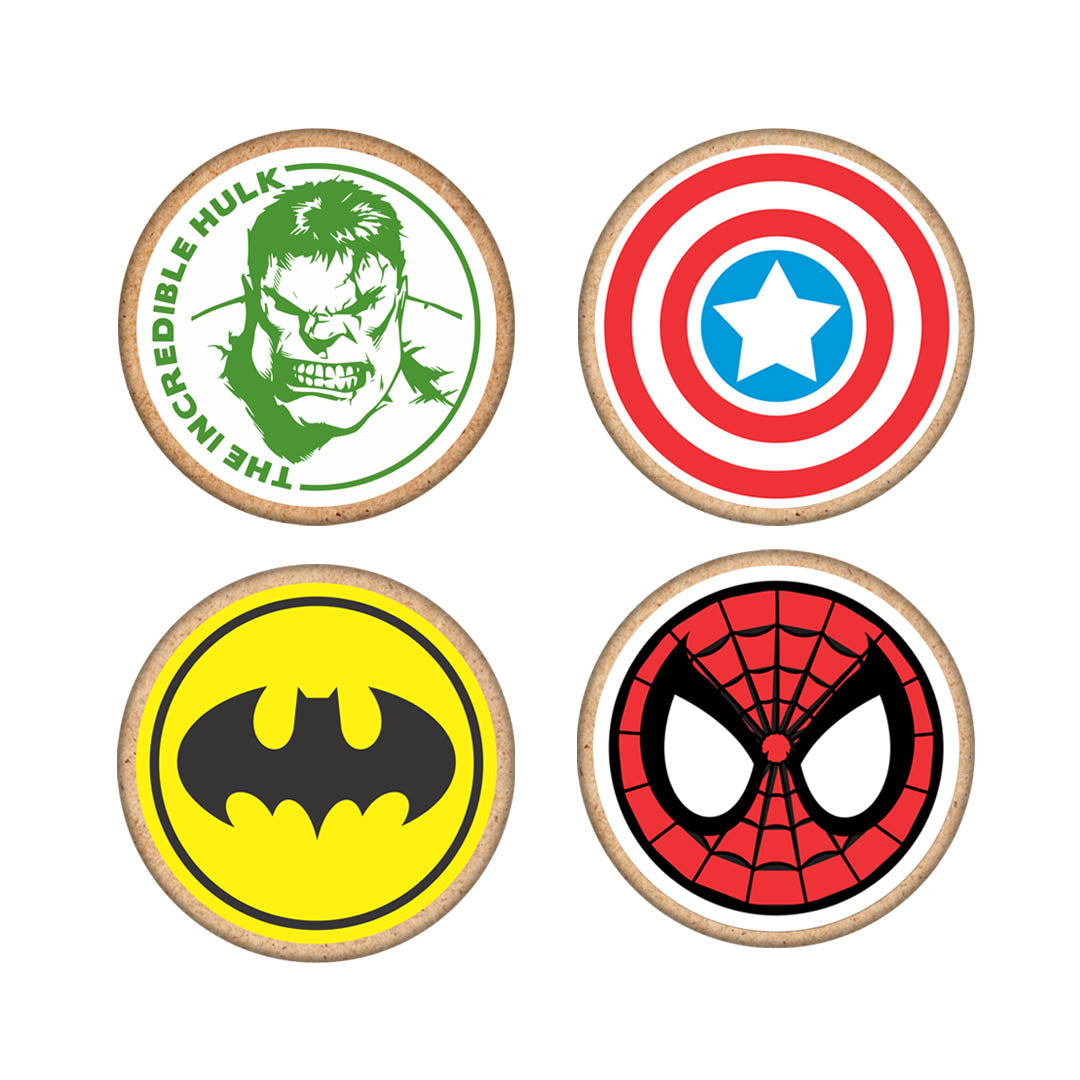 Super Hero Fridge Magnet Combo (Pack of 4)