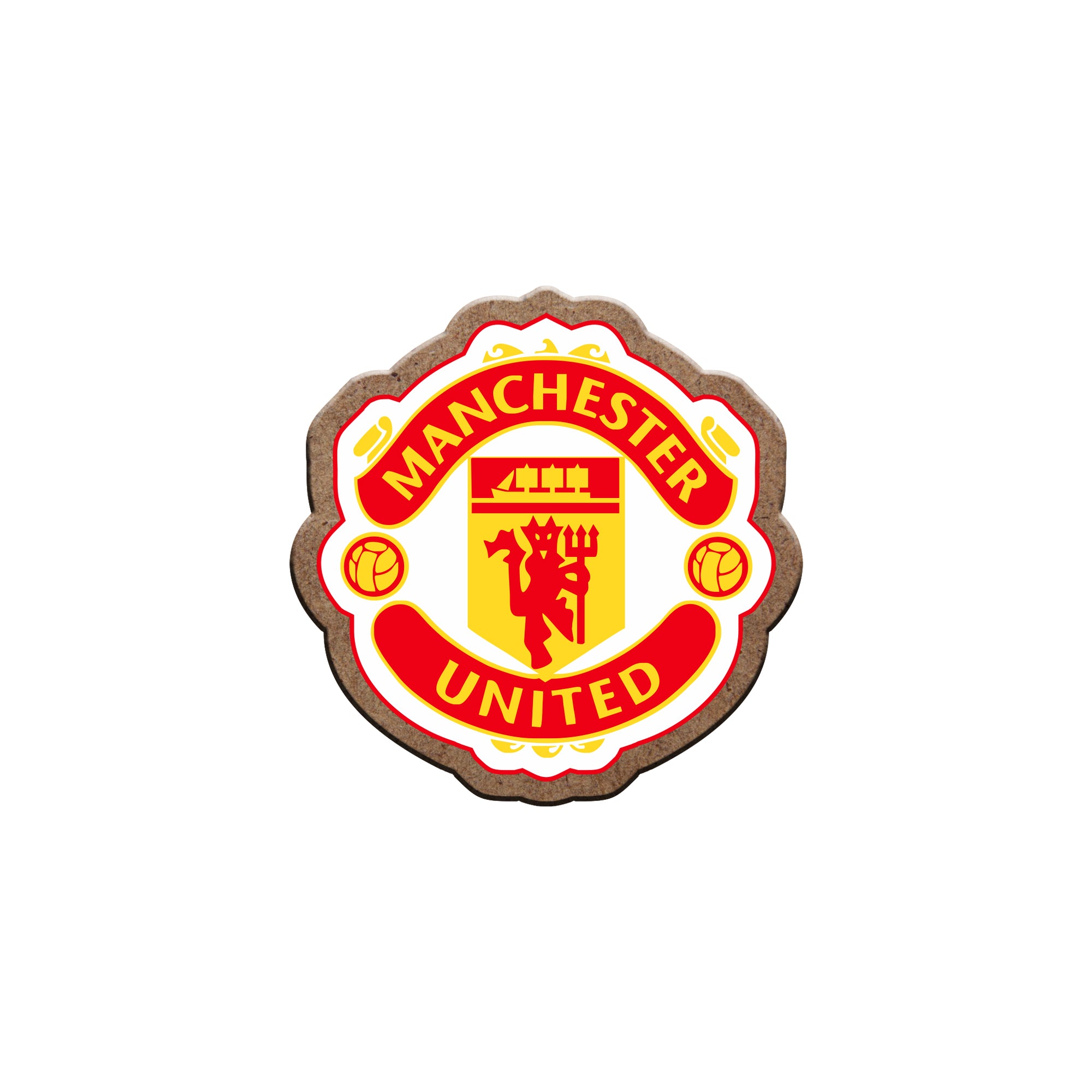 Manchester United Wooden Fridge Magnet