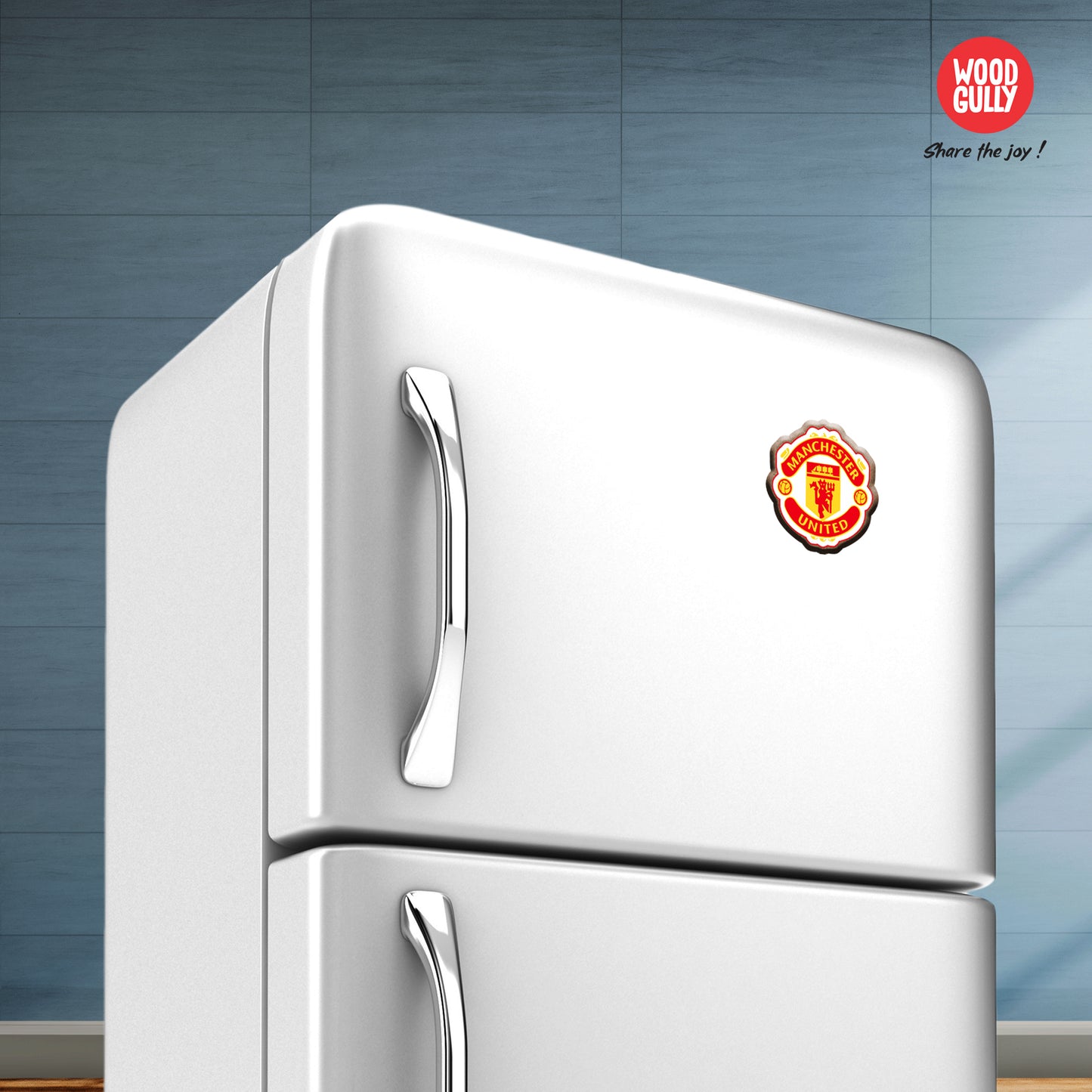 Manchester United Wooden Fridge Magnet