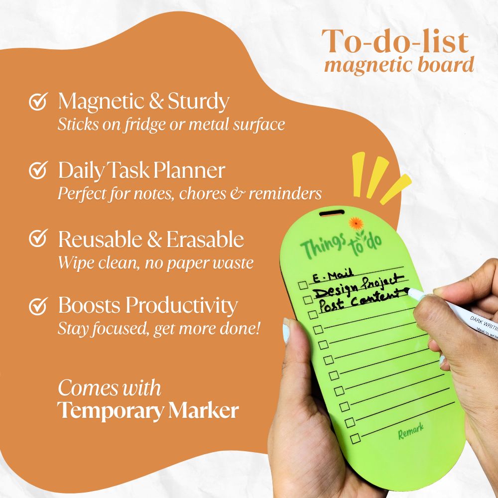 To-do-list Magnetic Board