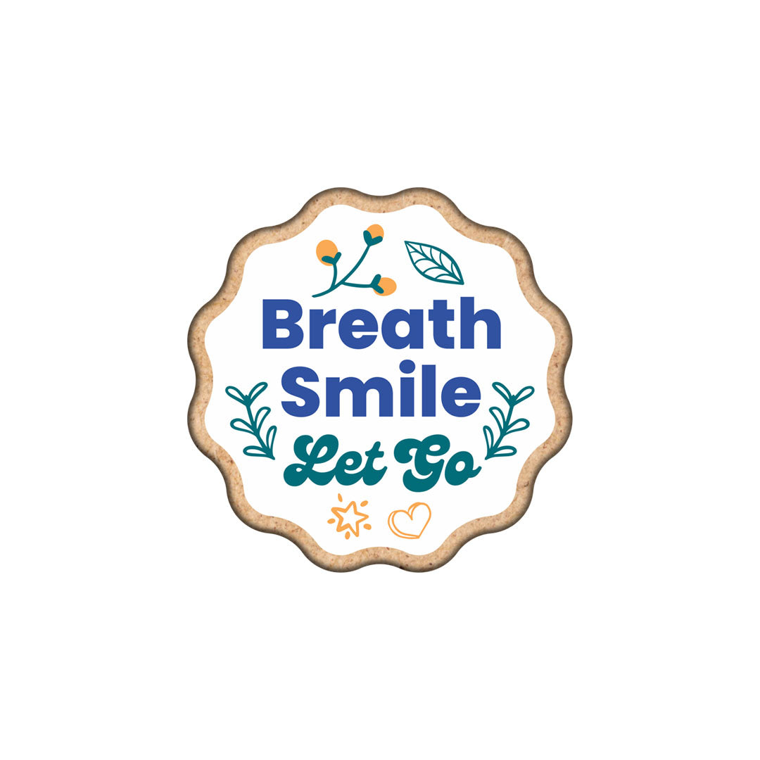 Breath Smile Let Go Fridge Magnet