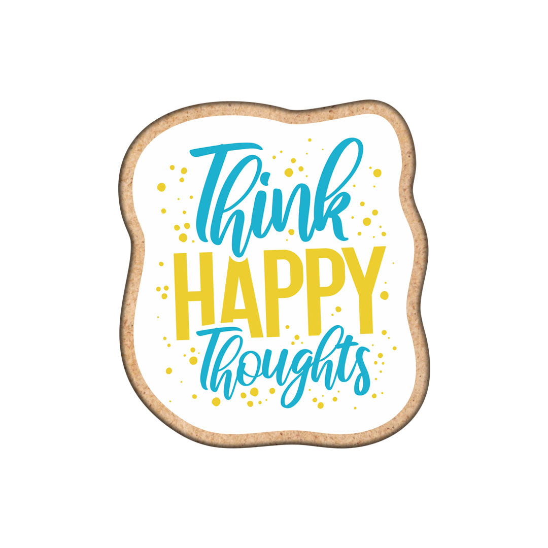 Think Happy Thoughts Fridge Magnet