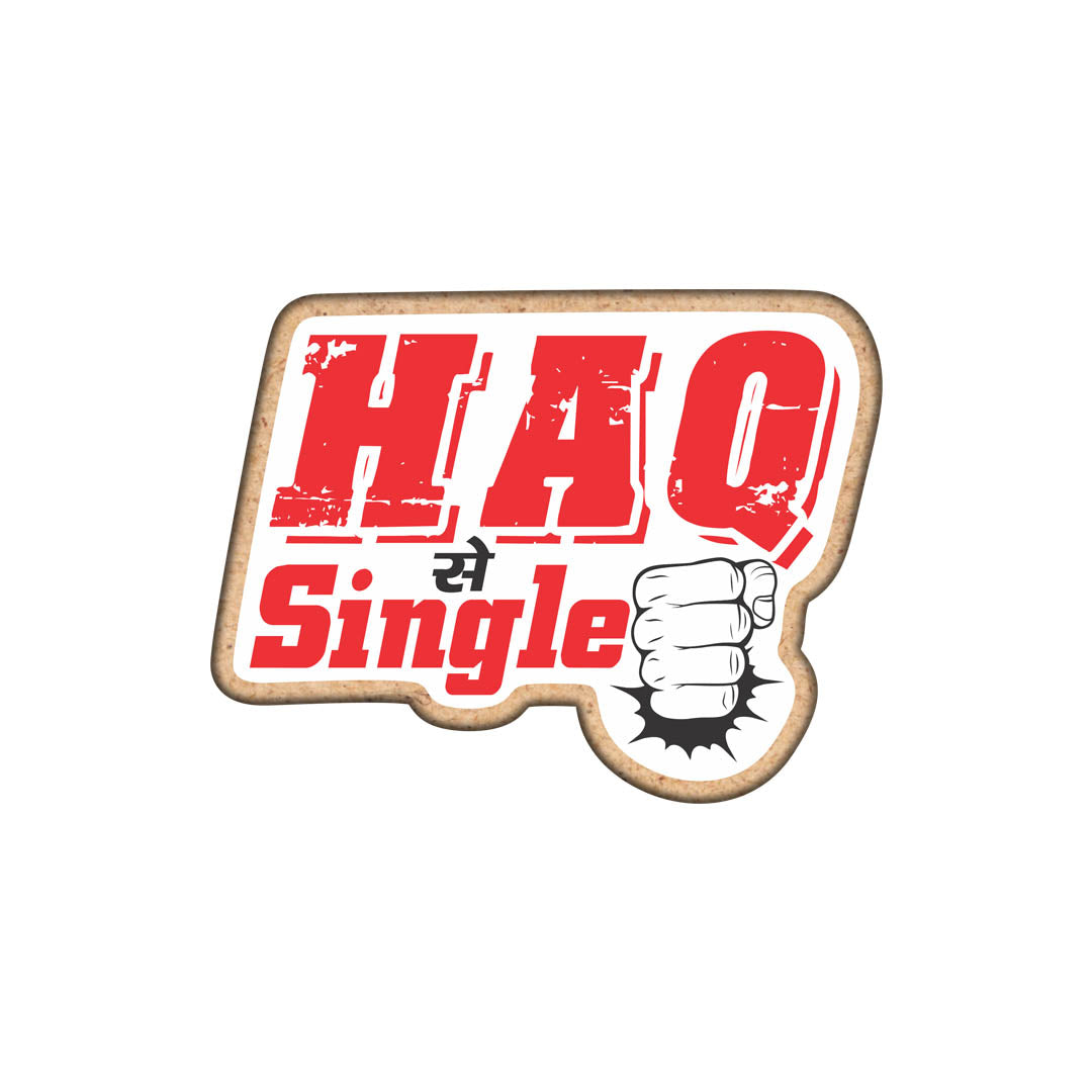 Haq Se Single Fridge Magnet