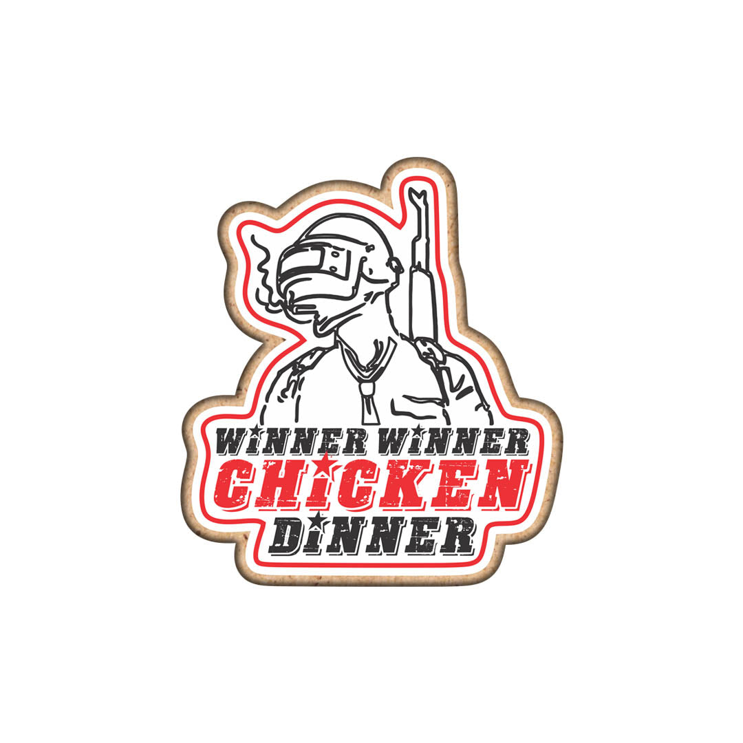 Winner Winner Chicken Dinner Fridge Magnet