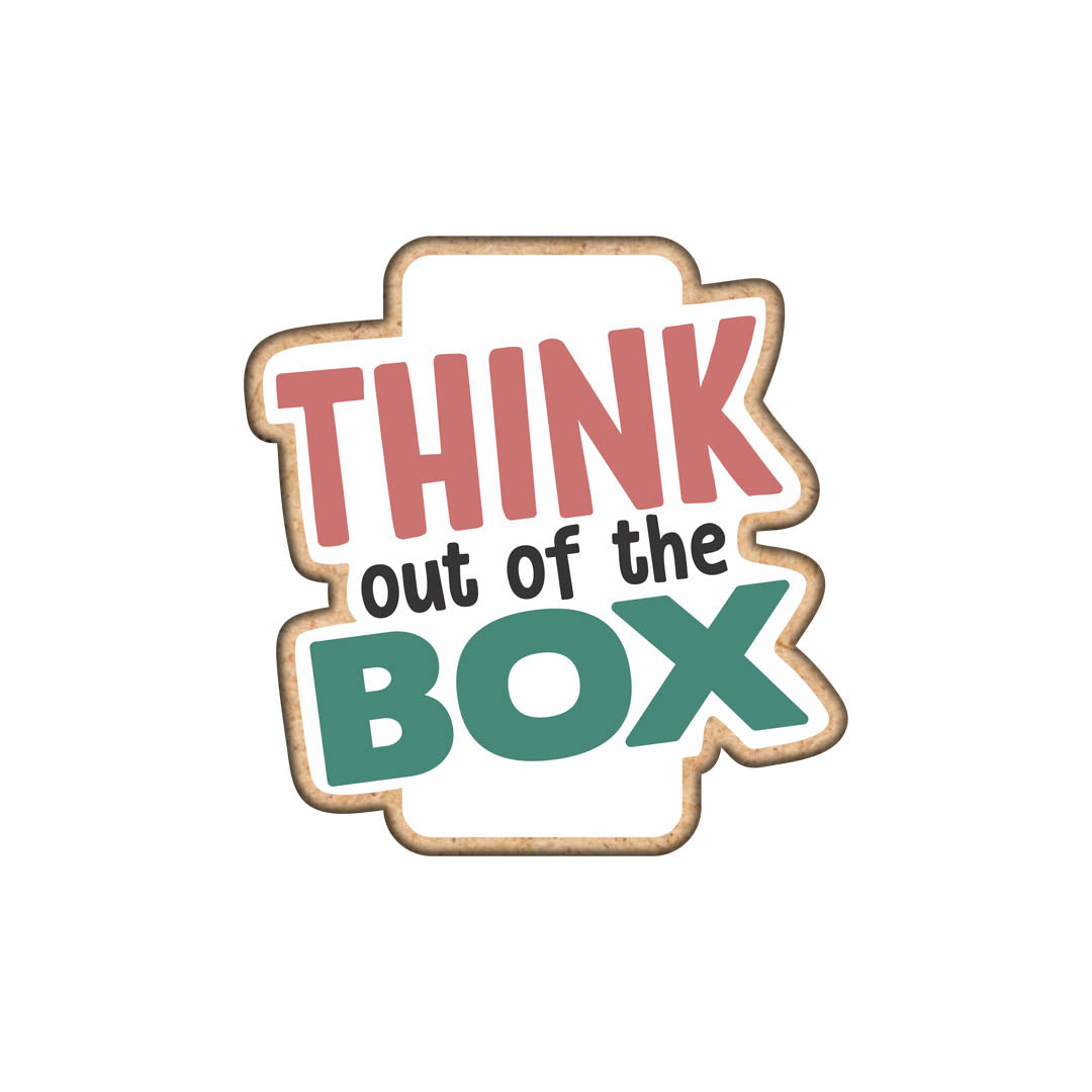 Think Out of The Box Fridge Magnet
