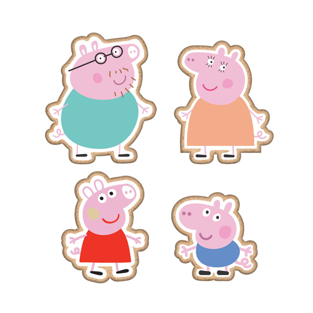 Peppa Family Fridge Magnet Combo (Pack of 4)