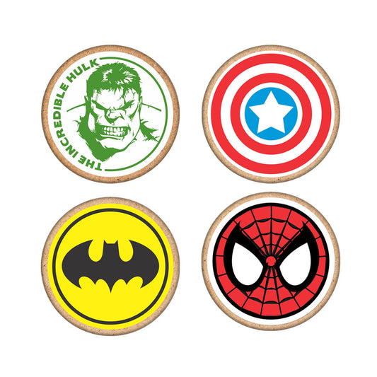Super Hero Fridge Magnet Combo (Pack of 4)