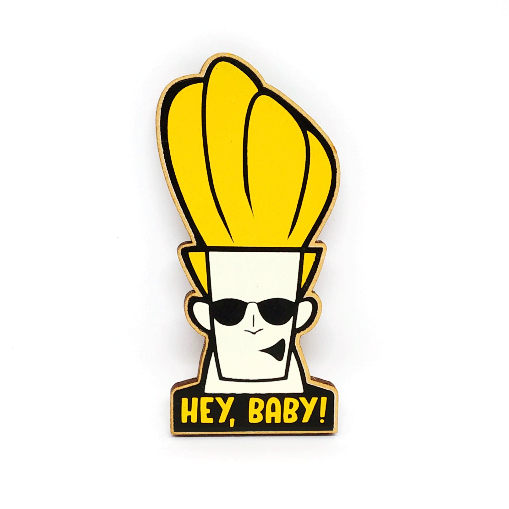 Hey Baby - Johny Bravo - Fridge Magnet