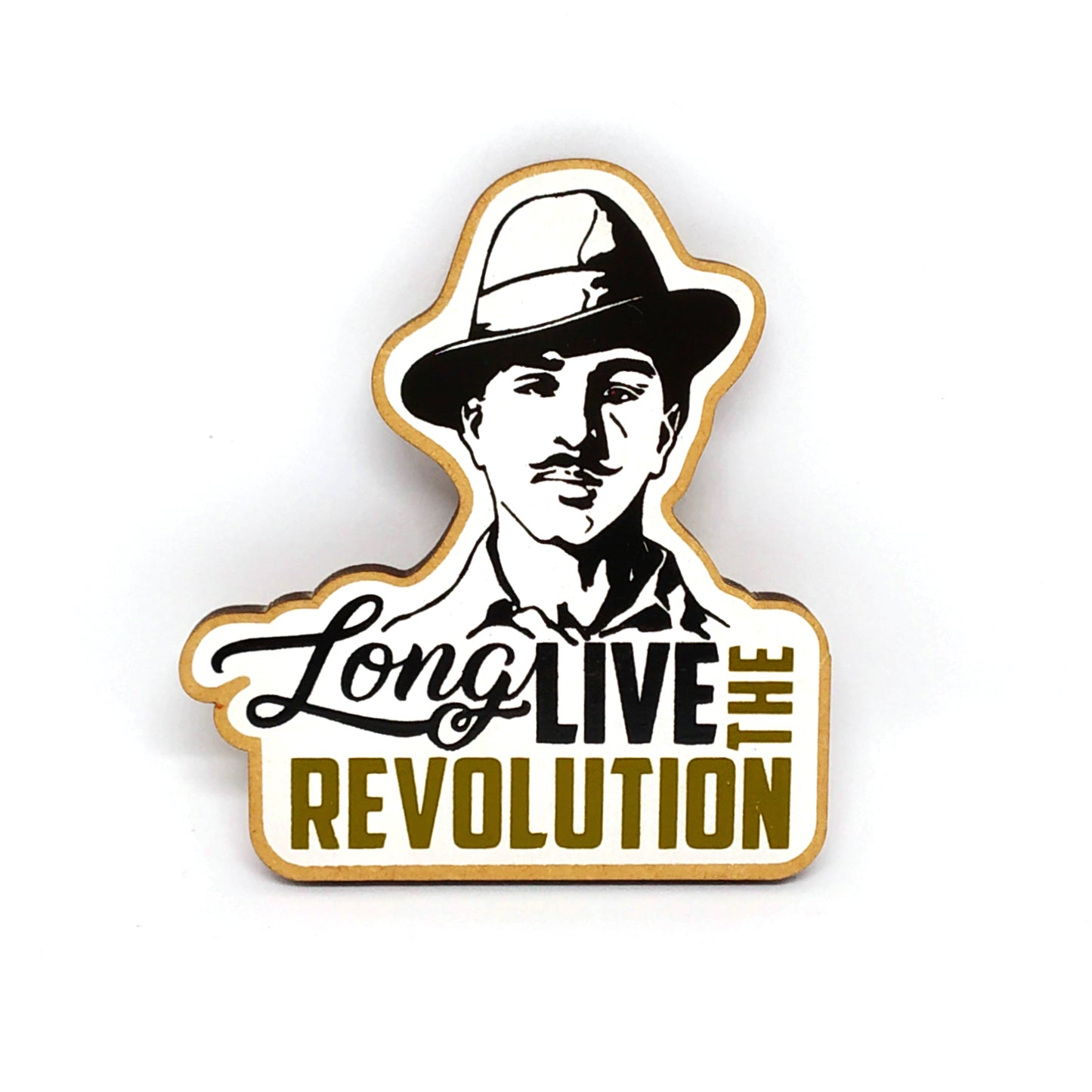 Long live the Revolution - Bhagat Singh - Fridge Magnet