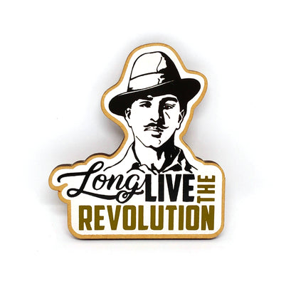 Long live the Revolution - Bhagat Singh - Fridge Magnet