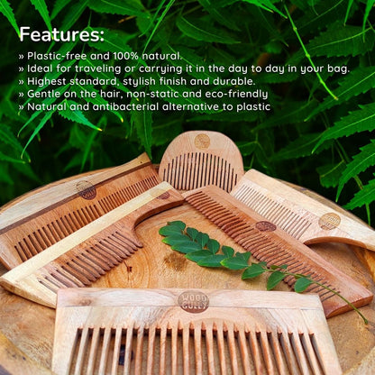 Neem Wooden Handle Comb