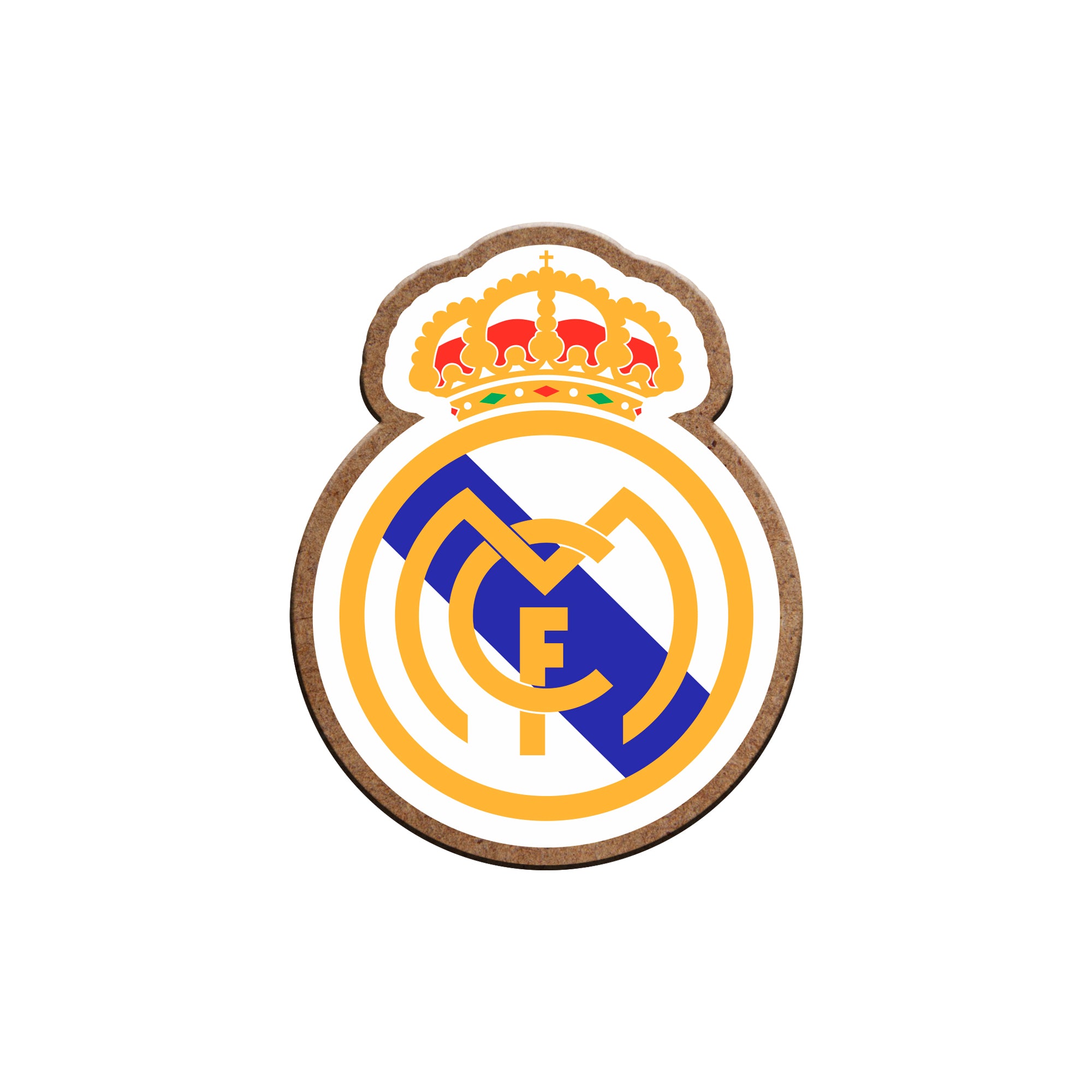 Real Madrid Wooden Fridge Magnet