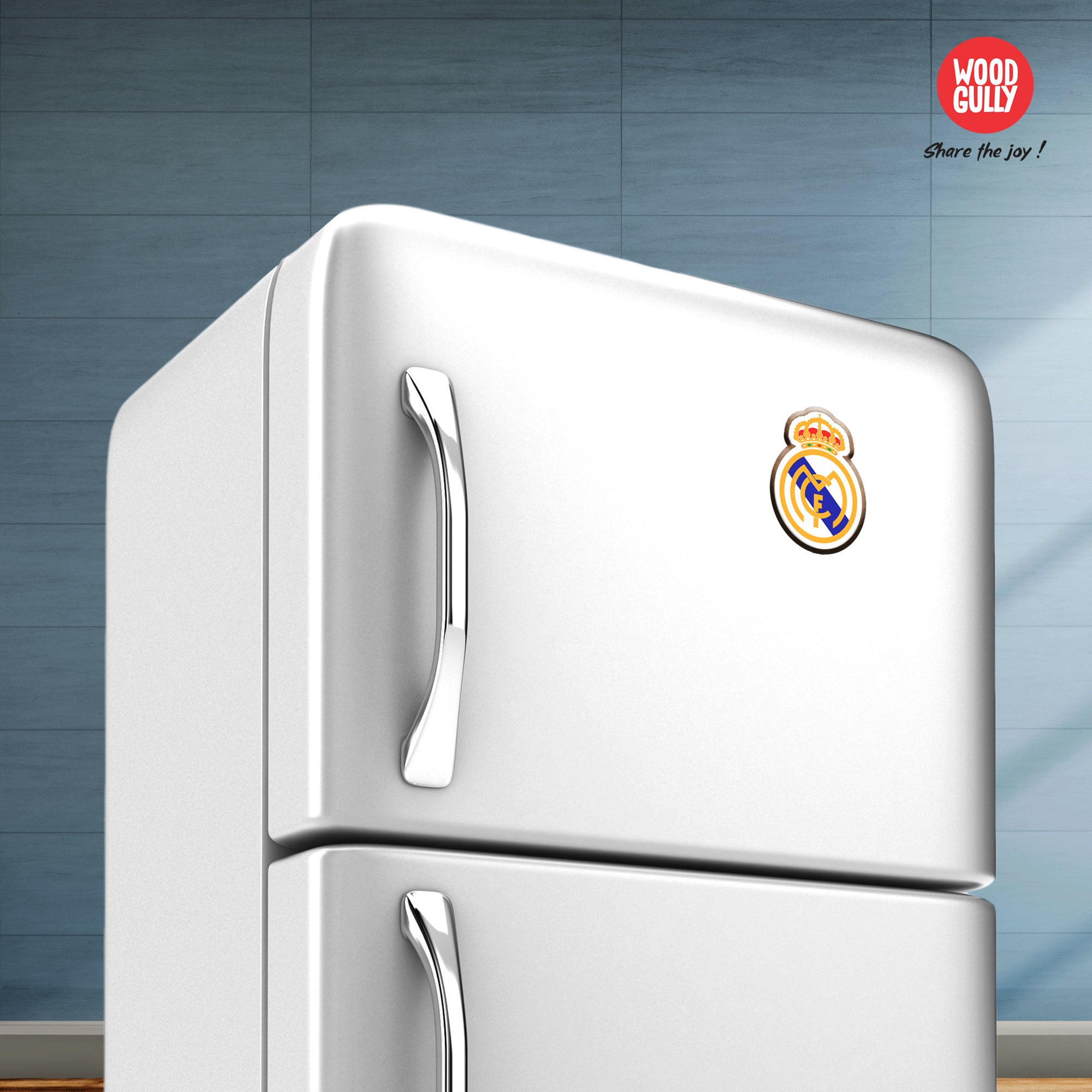 Real Madrid Wooden Fridge Magnet