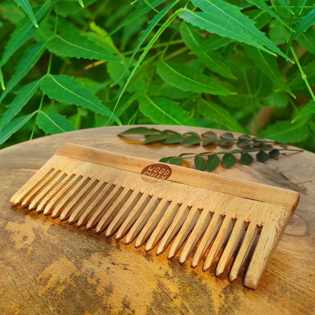 Neem Wooden Wide Teeth Comb