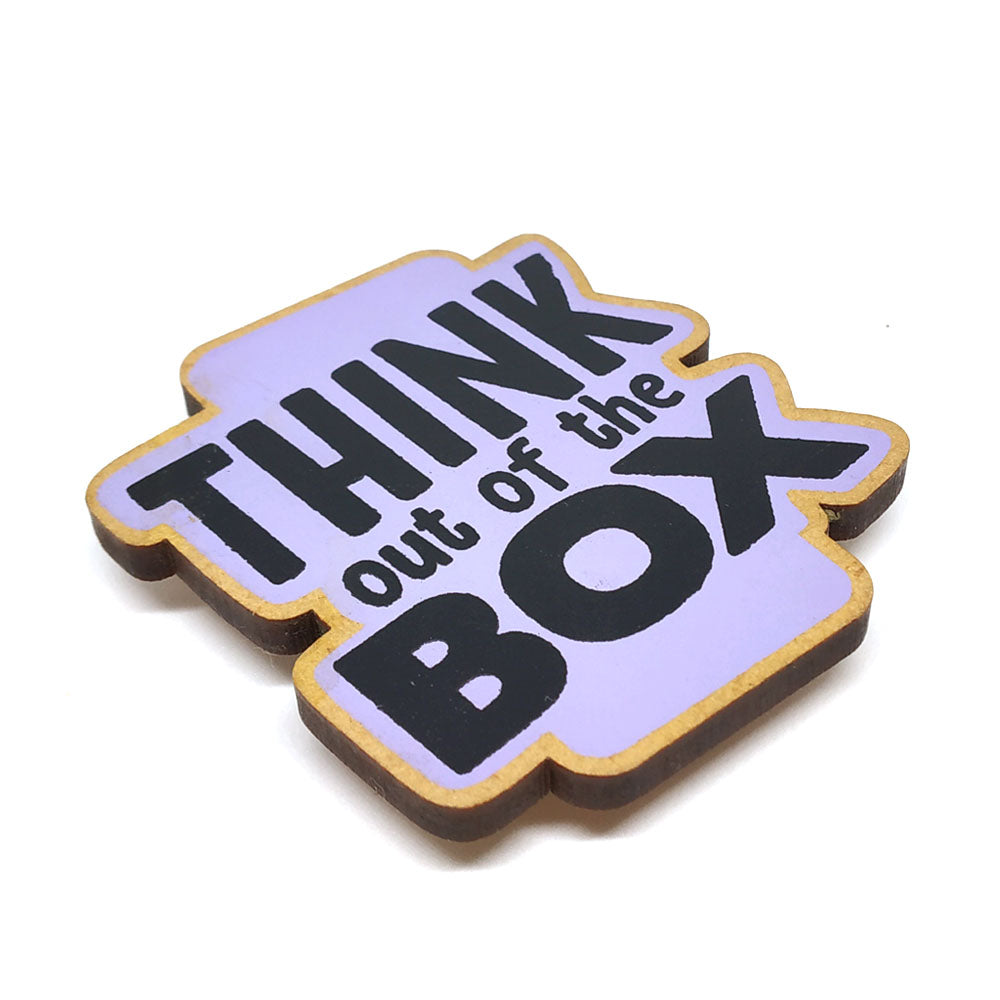 Think out of the Box - Fridge Magnet
